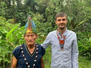 jan rostlinka and don carlos, shaman who uses mapacho for curing illness