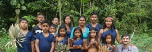 Jan Rostlinka and the Kichwa family that prepares and ships the products